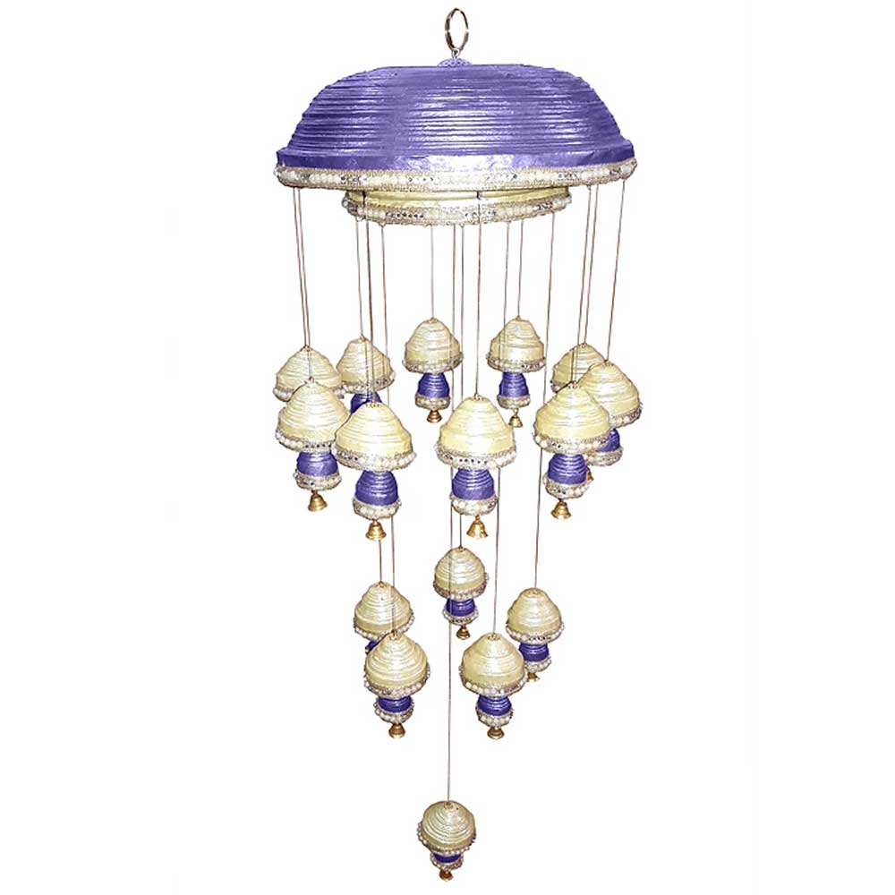 Purple Paper Wind Chime Or Mini Chandelier