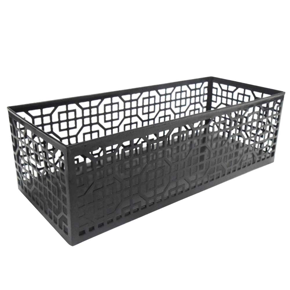 Metal Basket In Black