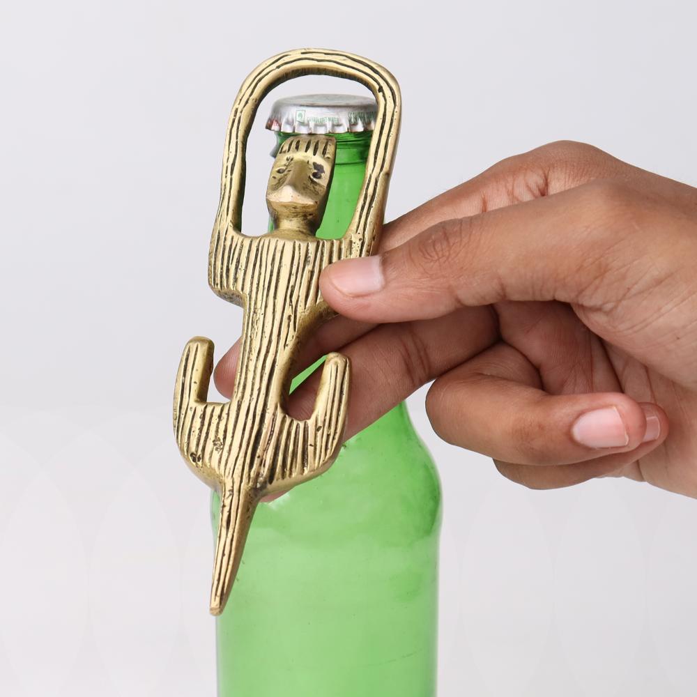 Brass Bottle Opener Contemporary Design