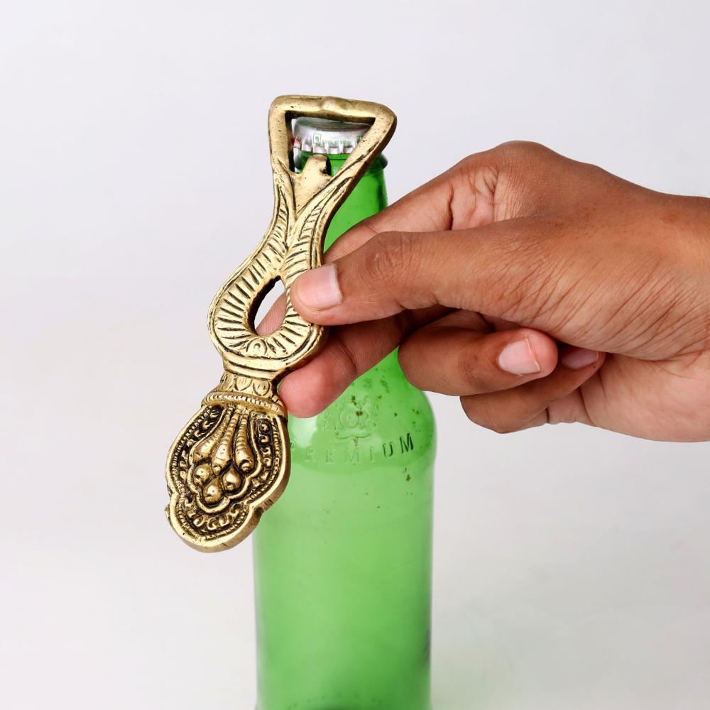 Brass Bottle Openers With Tribal Engraving