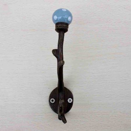 Dark Grey Dot Tree Hooks-EHG-07