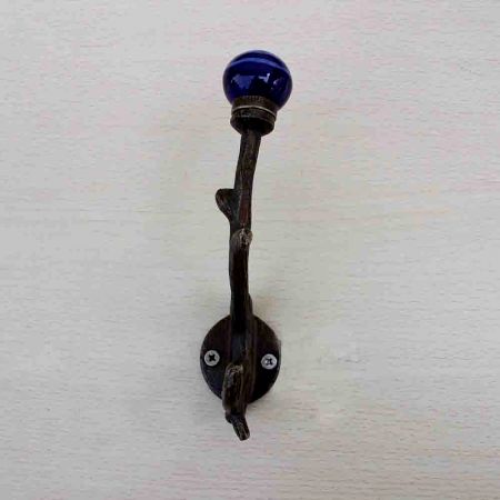 Navy Blue Striped Tree Hooks-EHG-29