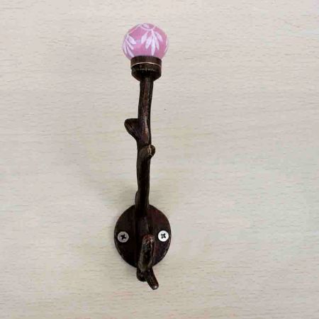 Pink Floral Tree Hook-EHG-42
