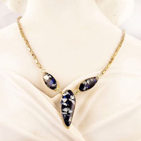 HI Look Navyblue Necklace New Beautiful Jewellery