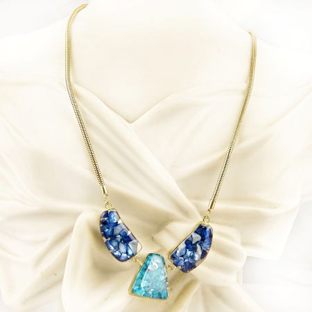 Turquoise Bib Necklace New Beautiful Jewellery