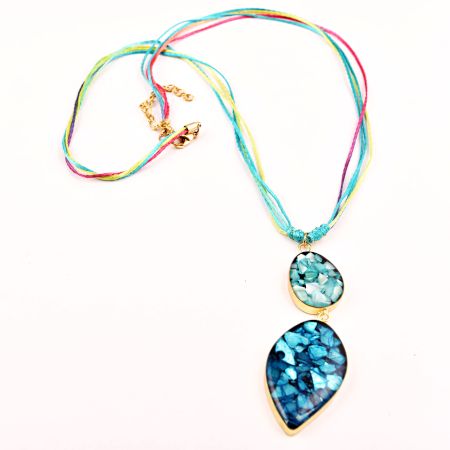Turquoise Hangings Bead Necklace New Beautiful Jewellery