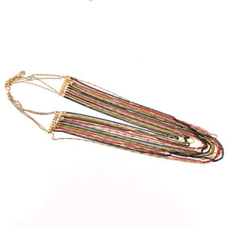 Multicolored Layered Necklace New Beautiful Jewellery