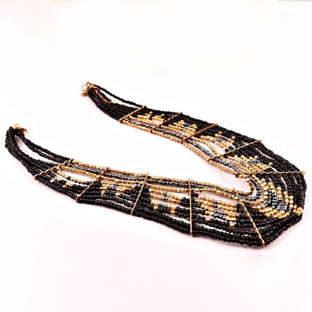 Black and Gold Necklace New Beautiful Jewellery