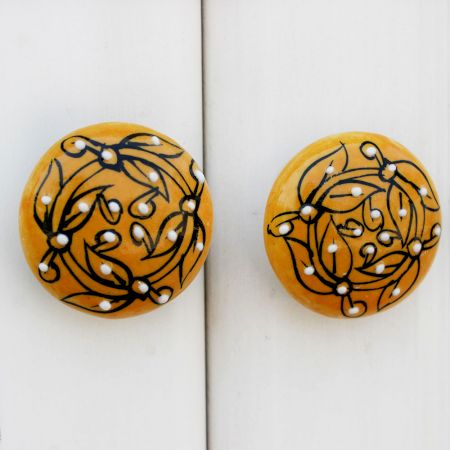 Mustard Leaf Knob