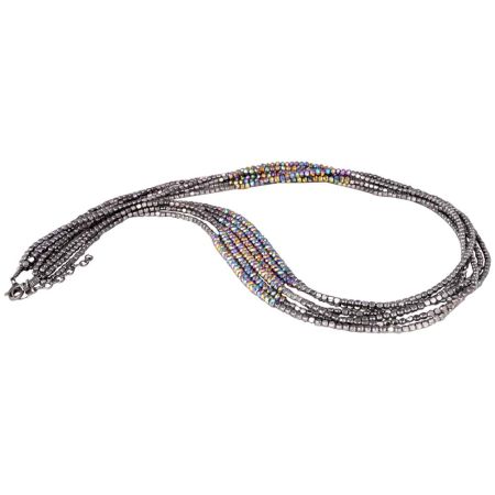 Stunning Metallic Finish Necklace