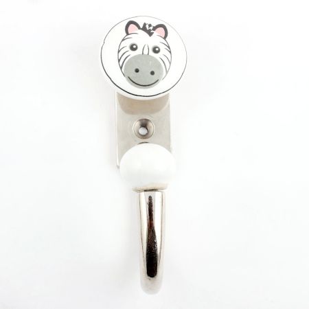 Zebra Ceramic Hooks 