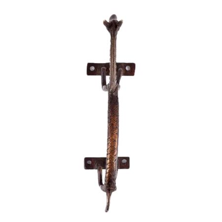 Horse Door Handle In Bronze