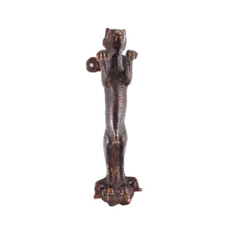 Jaguar Door Handle In Antiqued Bronze Plating