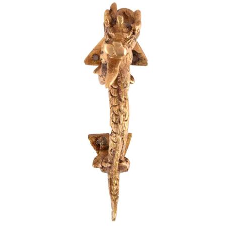 Chinese Dragon Door and  Cabinet Handle In Golden Finish