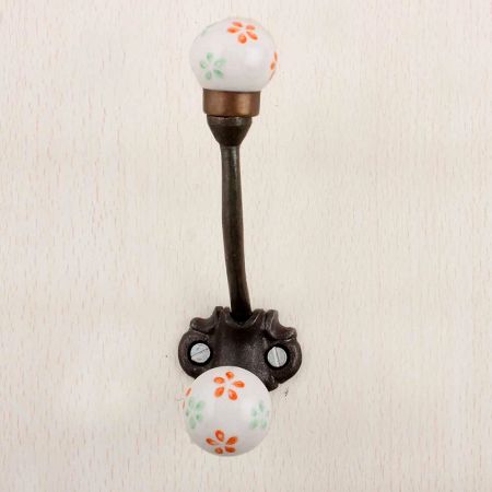 Red Green Tiny Iron Hooks-EHG-65