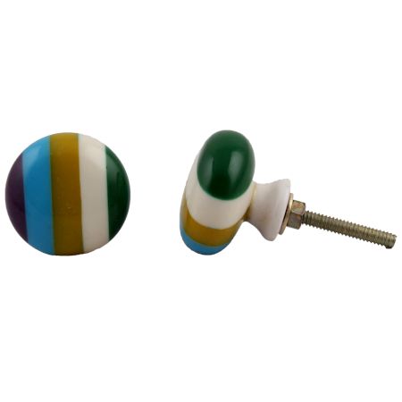 Multi Color Bone Flat Dresser Knob