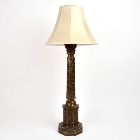 Victorian Style Metal Lamp