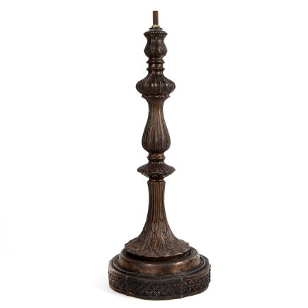 Cast Metal Ornate Lamp