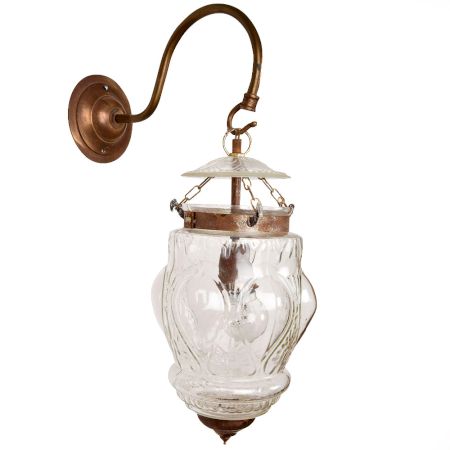 Cut Glass Pineapple Wall Lamp