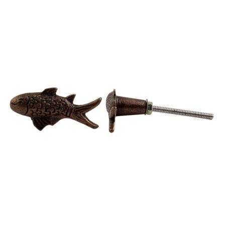 Antique Dolphin Metal Knobs