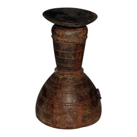 Hand Made Wooden Candle Stand-23