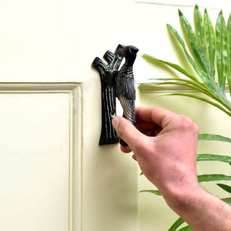 Woodpecker Bronze Door Knocker