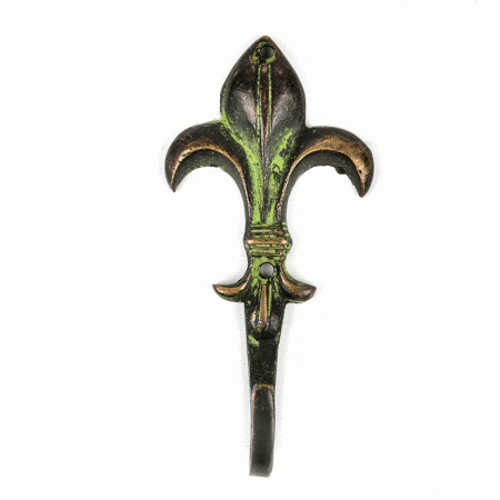 Bronze Wall Hooks Flower Bud