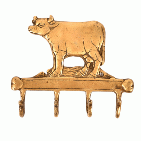 Vintage Brass Cow Hooks