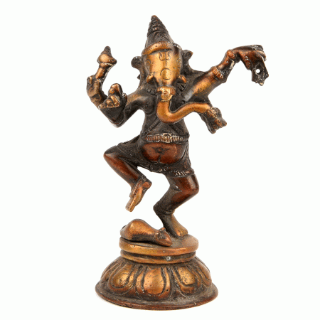 Ganesh Statue Holding Mango Tusk Water Noose