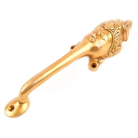 Goddess Face Handle Brass Door Handles