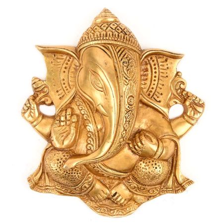Shri Ganesh Murti Hindu God Statue Brass