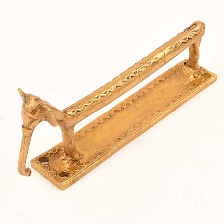 Brass Elephant Door Handle Home Decor