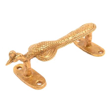 Brass Designer Peacock Door Handle