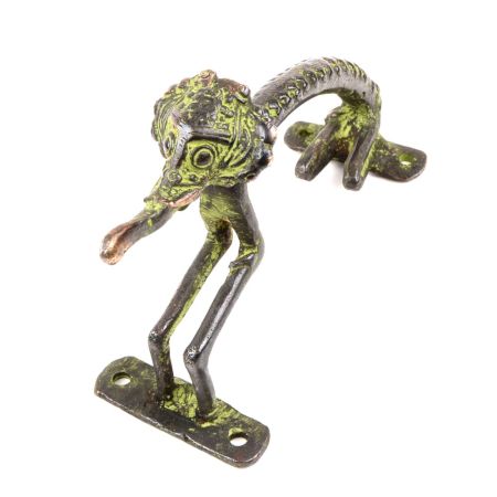 Elephant Door Handles with Patina