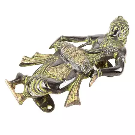 Indian Metal Figurine Male Door Handle