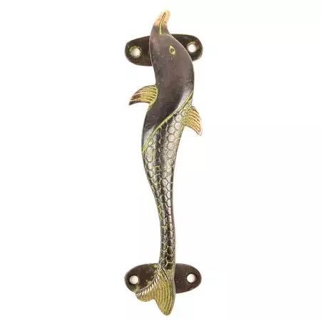 Black Bronze Dolphin Shaped Door Handle