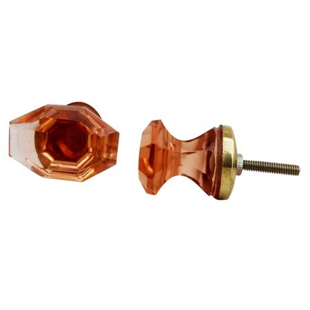 Pink Tapered Baguette Drawer Knobs Online