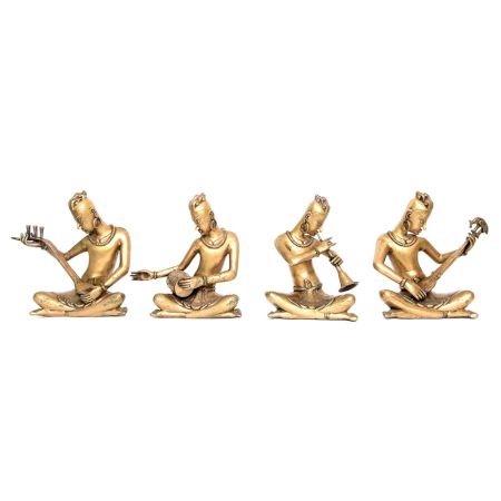 Set of Musician - Brass Statues