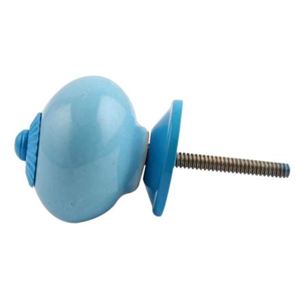Sky Blue Turquoise Fitting Ceramic Knob
