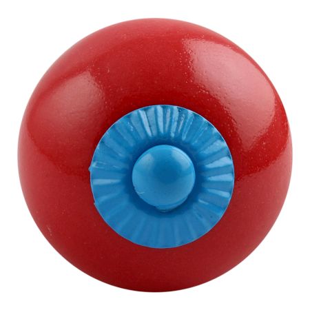 Solid Red Turquoise Fitting Ceramic Knob