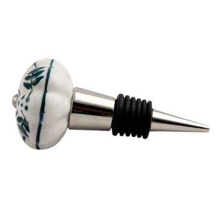 Lemon Grass Melon Ceramic Wine Stopper