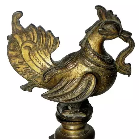 Vintage Oil Lamp-13 (Ht-24 Inches)