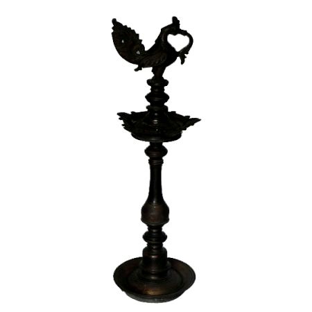 Vintage Oil Lamp-22 (Ht-25.5 Inches)