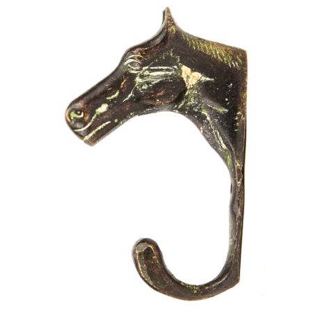 Bronze Handmade Horse Head Wall Hooks