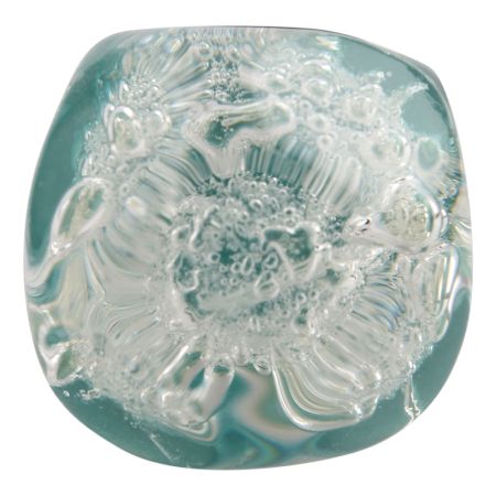 Clear Pentagon Glass Bubble Wine Stopper