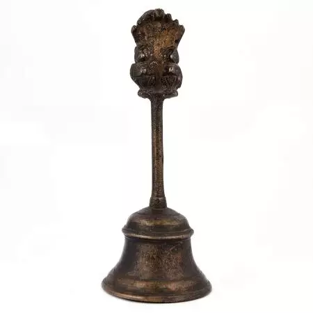 Brass Bell with Hanuman Handle