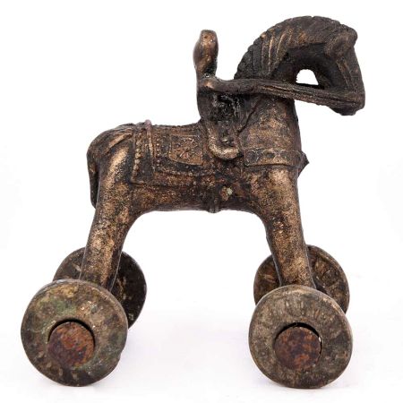 Rider on Horse with Wheels