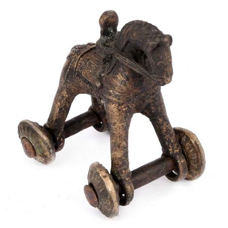 Rider on Horse with Wheels