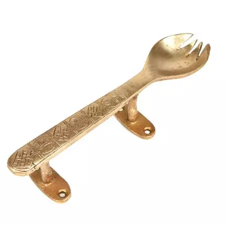 Engraved Spoon Door Handles