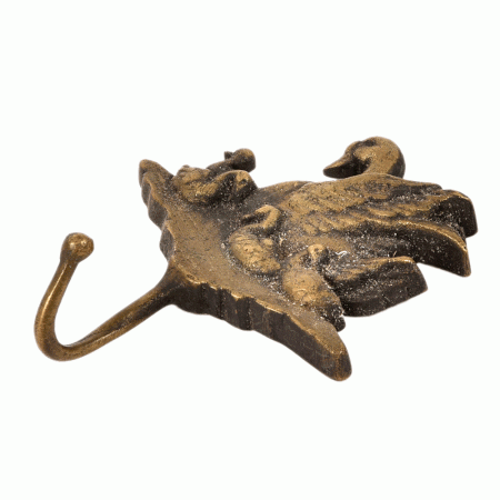Bronze Duck with Ducklings Wall Hooks
